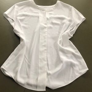 Nordstrom Sleeveless White Blouse